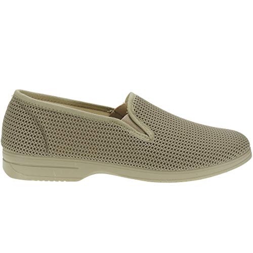 Alcalde 25 Zapatilla Cerrada Rejilla Nailon Elásticos Laterales Piso Goma para Hombre Tostado Talla 43