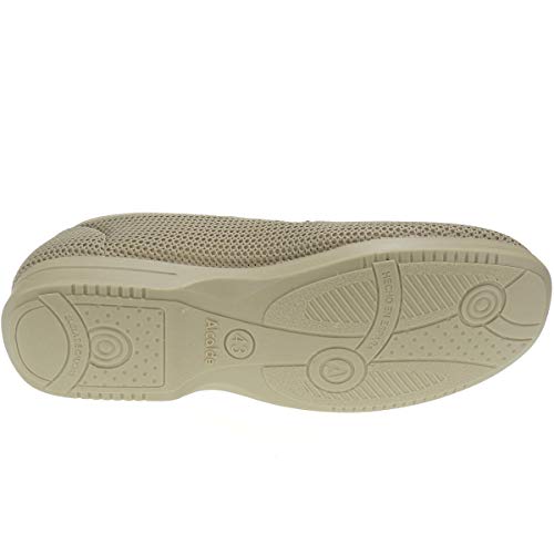 Alcalde 25 Zapatilla Cerrada Rejilla Nailon Elásticos Laterales Piso Goma para Hombre Tostado Talla 43