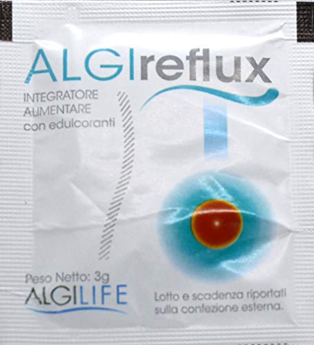 AlgiReflux | 14 sobres monodosis | Suplemento natural útil en reflujo y acidez gástrica. Bloquea el reflujo y reduce la quema.