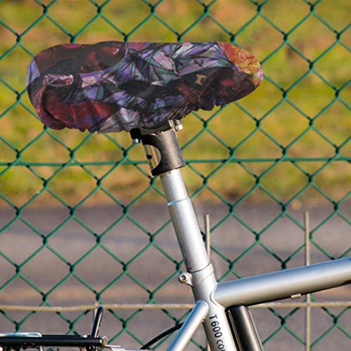 Alice Eva Cubierta de sillín de Bicicleta Night Club Jazz Club Texture Pintura al óleo Arti Cover para Asiento de Bicicleta Funda de Asiento con cordón