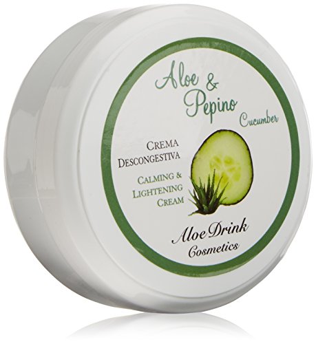 Aloe Canarias 200080 - Crema de aloe vera y pepino descongestiva, 150 ml
