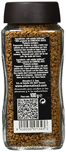 AlterNativa3 - Café soluble Bio Alternativa, 100g