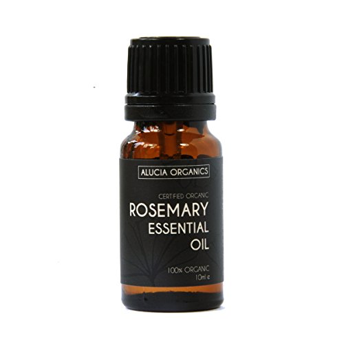 Alucia Organics Aceite Esencial de Romero (Rosemary) orgánico certificado 10ml