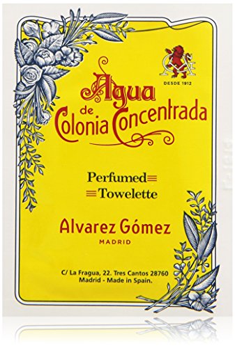 Álvarez Gómez - Toallitas Refrescantes Perfumadas con aroma Colonia Clásica - 10 unidades