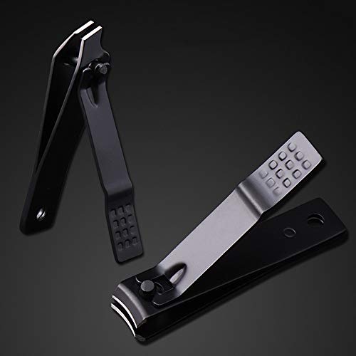 Amatt - Juego de manicura 7 en 1 de acero inoxidable, profesional, para manicura y pedicura para hombre y mujer, kit de herramientas de viaje y aseo