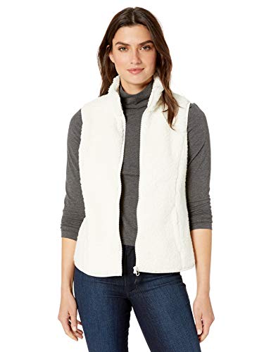 Amazon Essentials Polar Fleece Lined Sherpa Vest Outerwear-Vests, Blanco Crudo, US M (EU M - L)
