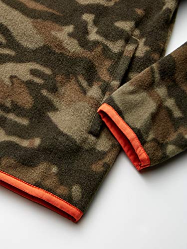 Amazon Essentials Quarter-Zip Polar Fleece Jacket Outerwear-Jackets, Camo Print, XL