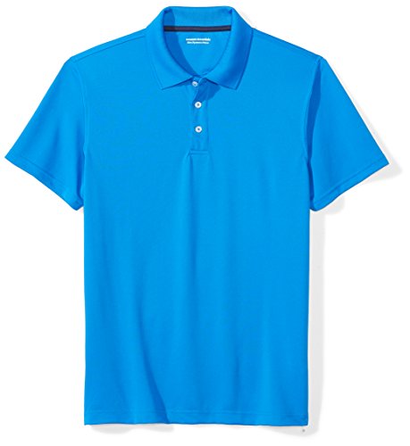 Amazon Essentials Slim-Fit Quick-Dry Golf Polo Shirt Shirts, Azul Electric, US L (EU L)