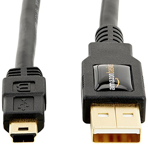 AmazonBasics - Cable USB 2.0 de tipo A a tipo B mini (0,9 m)