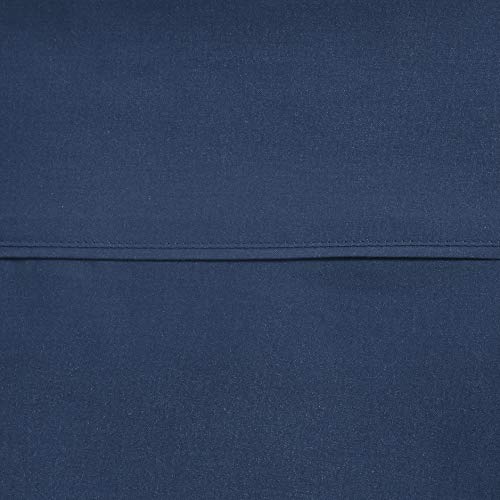 AmazonBasics FLT, Hoja de Microfibra, 275 x 275 + 10 cm,Navy Blue