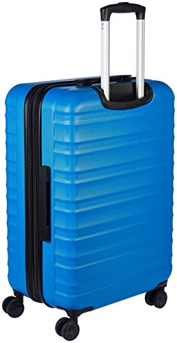 AmazonBasics - Maleta de viaje rígidaa giratoria - 68 cm, Azul claro