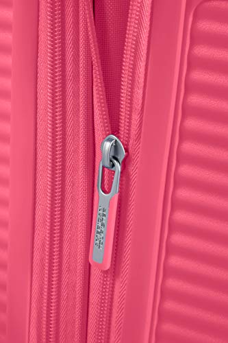 American Tourister Soundbox - Spinner Small Expandable Equipaje de Mano, 55 cm, 41 Liters, Rosa (Hot Pink)