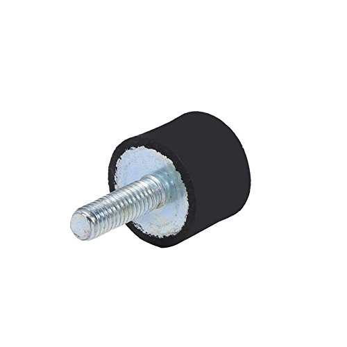 Amortiguador de Goma, 4 piezas Silentbloks de Rosca m8 m6 para un Generador, Aire acondicionado(VD20*15 M6*18)