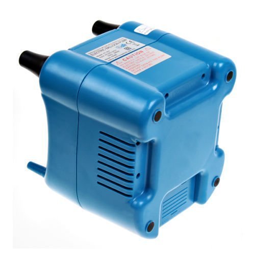 Amzdeal Inflador de globos electrico 680W para inflar globos hinchador electrico bomba para fiestas Alta potencia Color azul [Clase de eficiencia energética A++]