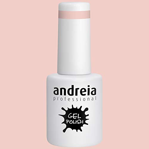 Andreia Esmalte de Uñas de Gel Semipermanente - Color 209 Desnudo - Sombras de Rosa - 10,5 ml