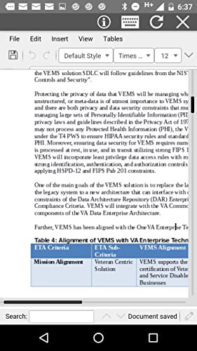 AndrOffice editor DOC XLS PPT