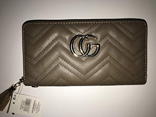 Angelina Exclusive Collection Wallet Leather Clutch Card Holder (Red Rojo)