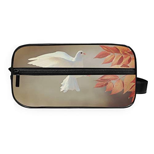 Animal Dove Bigeon - Neceser portátil para Mujer y niña, multifunción, Bolsa de Aseo de Viaje, Bolsa de Lona