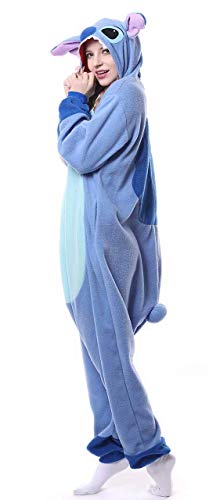 Animal Onesie de Caliente Franela Suave Precioso Unisex Anime Cosplay Ropa Niños Adulto