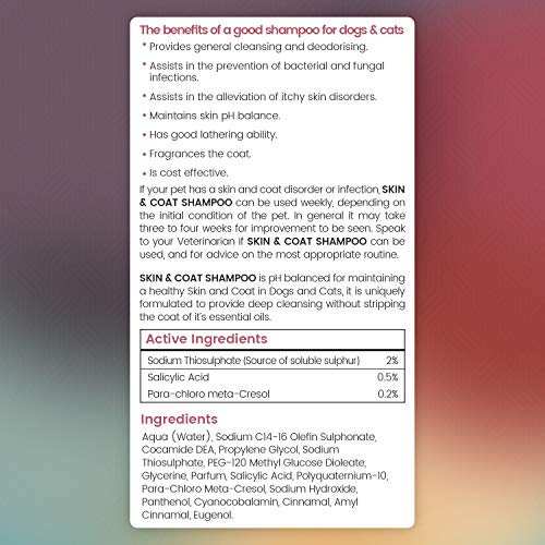 Animigo Champú Piel y Pelo para Gatos y Perros | Nutre, Limpia, Neutraliza el Olor y Protege la Piel y Pelo de tu Mascota | Hidratante para Todo Tipo de Pelo | 200ml.
