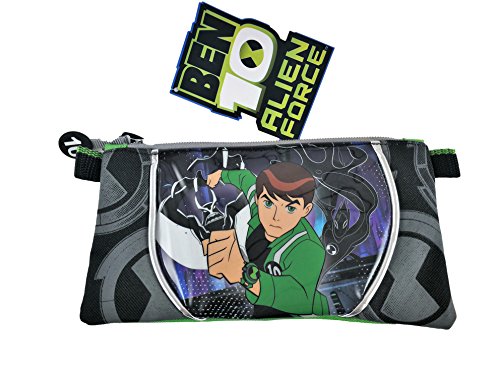 ANTHER Estuche Infantil Ben 10 Alien Force Verde Oficial 21x11 cm