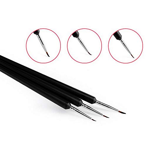 Anyasen 23 Piezas Juego de pinceles para uñas accesorios para diseño de uñas Esponja uñas degradado con 18 pz Cepillos de Uñas set 1 pz Cepillo de uñas esponja 4 pz Esponjitas para Cambiarlas