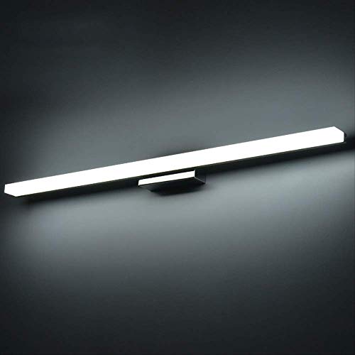Aplique Pared Baño Espejo De Luz 0.4m ~ 1.5m Ac90-260v Lámpara De Pared De Acrílico Cosmética Moderna Baño Iluminación Impermeable Envío Gratis Blanco Frio (5500-7000K) Longitud 80cm 12W LED