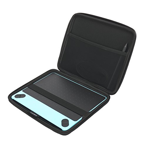 Aproca Duro Viajes Funda Bolso Caso para Wacom Intuos Tamaño S CTL-4100K-S / 490 Series Tableta gráfica