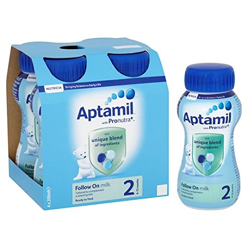 Aptamil 2 Follow On Milk Multipack 4 x 200 ml Líquido listo para alimentar