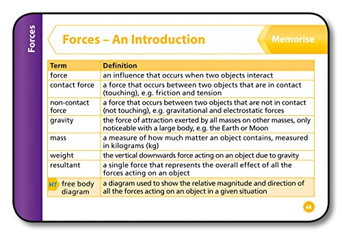 AQA GCSE 9-1 Physics Revision Cards: For the 2020 Autumn & 2021 Summer Exams (Collins GCSE Grade 9-1 Revision)