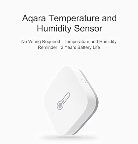 Aqara Smart - Sensor de presión atmosférica, temperatura y humedad, control inteligente a través de la aplicación Mihome Zigbee, conexión inalámbrica WiFi