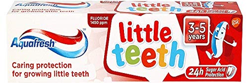 Aquafresh Toothpaste Little Teeth 3-5 Years 50ml (Pack of 6) by Glaxo Smith Kline