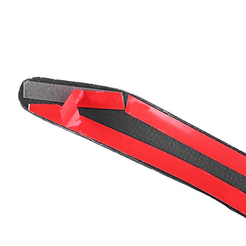 Aramox Headlight Eyebrows, 2Pcs Car Fibra de carbono Acabado brillante Párpados Cejas para Lancer EVO X 10 2008-2014