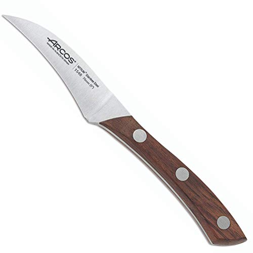 ARCOS CUCHILLO MONDADOR 70 MM. ESTUCHE - N SERIE NATURA 154810, Acero Inoxidable, marrón