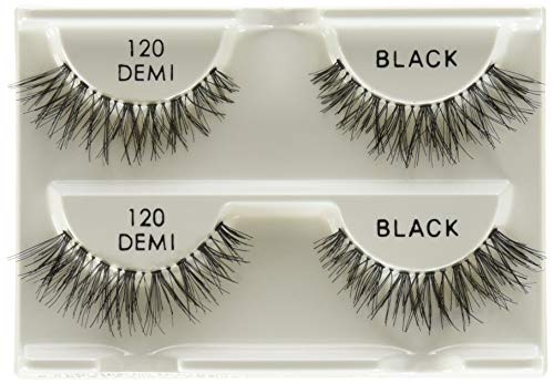 Ardell Lash - Pestañas, color negro No.120, Paquete de 2 pares (2 x 1 par)