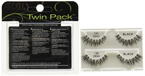 Ardell Lash - Pestañas, color negro No.120, Paquete de 2 pares (2 x 1 par)