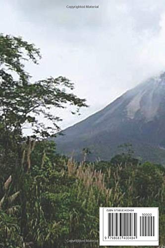 Arenal Volcano 6x9 Journal Wide Ruled Pages