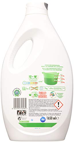 Ariel Original - Detergente líquido para la lavadora, 1650 ml – 31 lavados