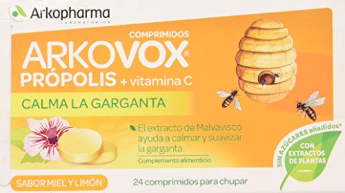 ARKOPHARMA Arkovox Própolis + Vitamina C Sabor Miel y Limón 24 comprimidos