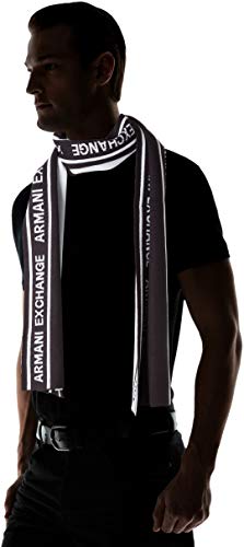 Armani Exchange Cold Weather Scarf conjunto bufanda, gorro y guantes, Azul (Navy 1510), Talla única (Talla del fabricante: TU) para Hombre