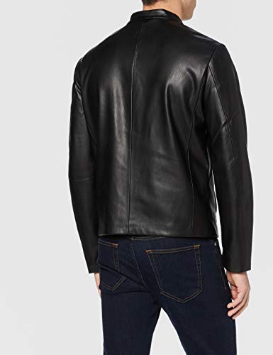 Armani Exchange Eco-Leather Blouson Chaqueta bomber, Negro (Black 1200), X-Small para Hombre