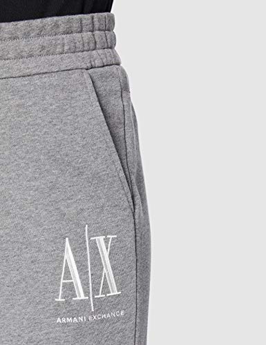 Armani Exchange Icon Project Jogger Pantalones de Deporte, Gris (Bc09 Grey 3930), 46 (Talla del Fabricante: X-Large) para Mujer