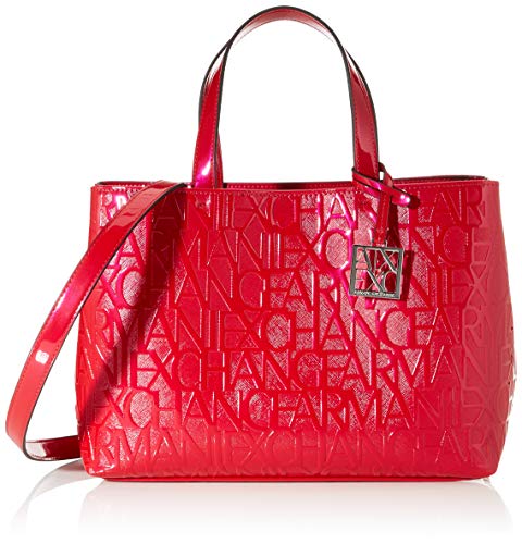 Armani Exchange Liz-Medium Open Shopping Tote, 16 x 35 x 24 cm, color Rosa, talla 16x35x24 cm (B x H x T)