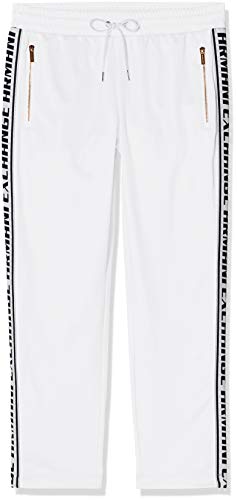 Armani Exchange Logo Tape Pantalones de Deporte, Blanco (Optic White 1000), 46 (Talla del Fabricante: X-Large) para Mujer