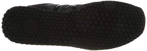 Armani Exchange Retro Running, Zapatillas para Mujer, Black, 39 EU