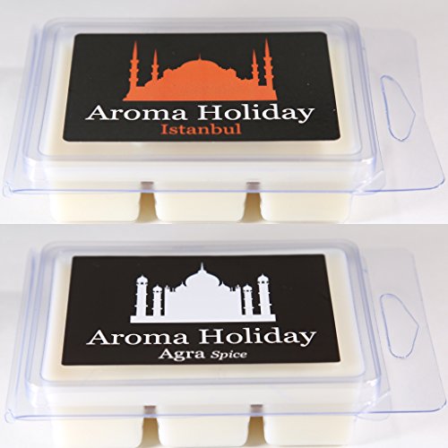 Aroma Holiday 12 aroma cera se derrite – colección de cítricos – Roma y Valencia