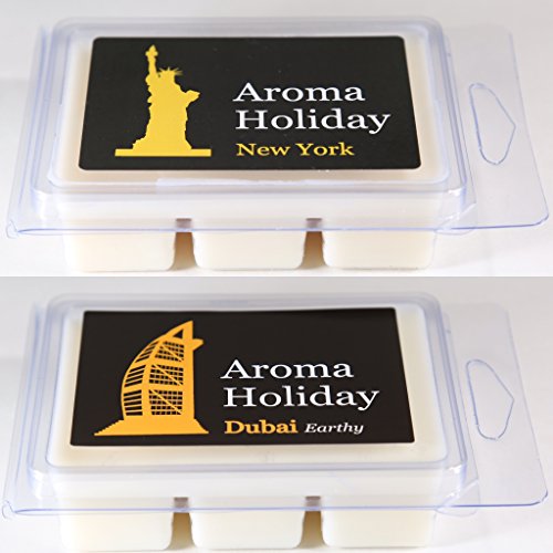 Aroma Holiday 12 aroma cera se derrite – colección de cítricos – Roma y Valencia