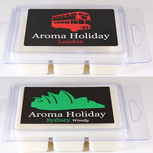 Aroma Holiday 12 aroma cera se derrite – colección de cítricos – Roma y Valencia