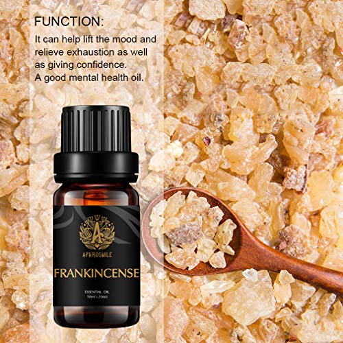 Aromaterapia incienso Aceite esencial, 100% puro Frankincense aceite esencial fragancia para difusor, humidificador, masaje, grado terapéutico aceite perfumado incienso para Hogar 0.33oz-10ml