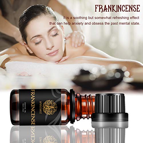 Aromaterapia incienso Aceite esencial, 100% puro Frankincense aceite esencial fragancia para difusor, humidificador, masaje, grado terapéutico aceite perfumado incienso para Hogar 0.33oz-10ml